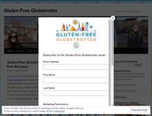 Tablet Screenshot of glutenfreeglobetrotter.com